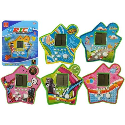 Elektronická Kapesní Hra Tetris Hvězda Zelená