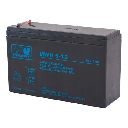 Gelový AGM Akumulátor do Autíčka na Baterky 12V 6Ah