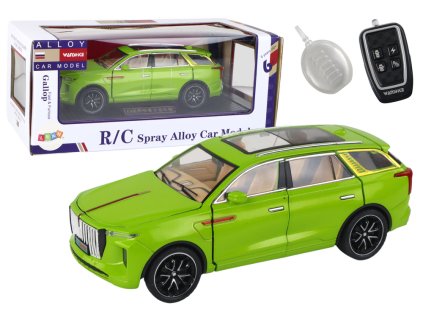 Hliníkový Model RC Auta 1:24 C Barevný Zelený