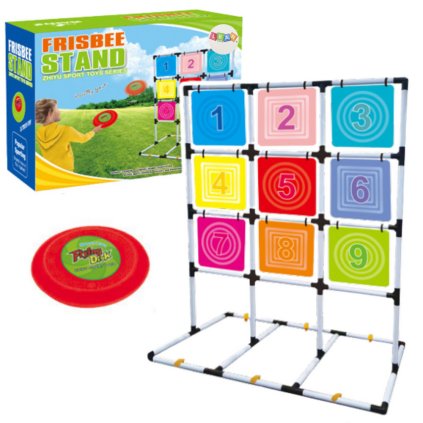 Hra Dovednostní Hod Frisbee Diskem Na Cíl Domácí Zahradní