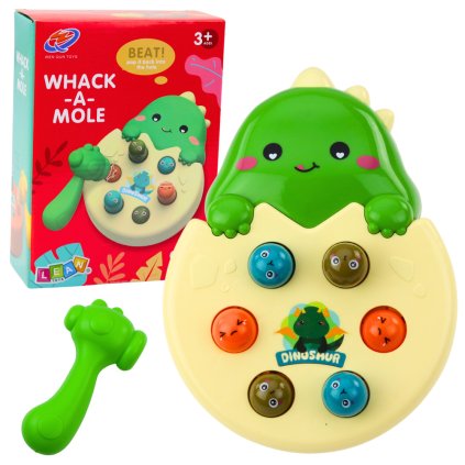 Hra Zručnosti Mini Whack A Mole Dinosaurus Vajíčko Zelený