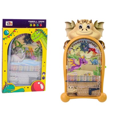 Hra Zručnostní Pinball Dinosauři Drak Stojan Béžový