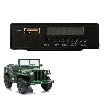 Hudební panel pro akumulátorové vozidlo JH101