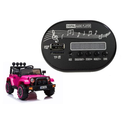 Hudební panel pro auto na baterii BRD-7588