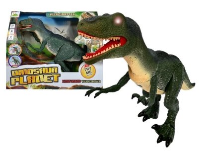 Interaktivní dinosaurus Velociraptor Pohybuje se Řve Svítí