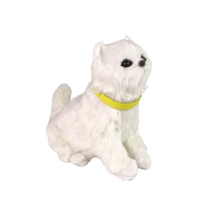 Interaktivní Plyšová Kočička Mňouká Pohybuje Hlavou a Ocasem