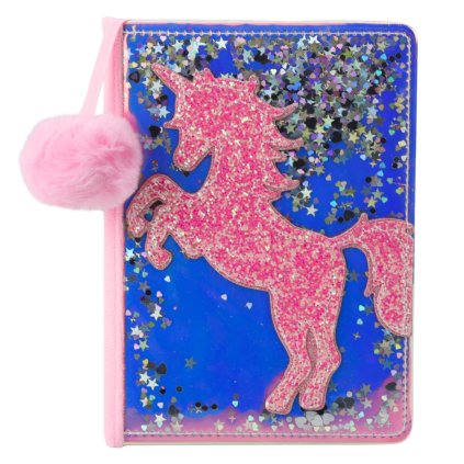 Jednorožcový Zápisník s Holografickým Efektem a Konfetami A5, 80 Listů