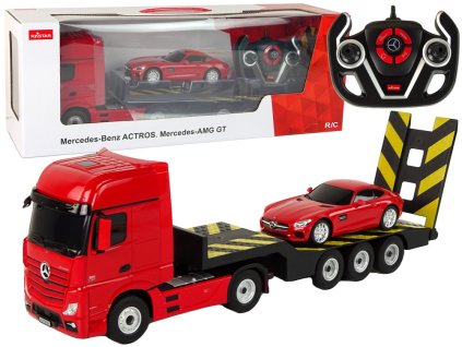 Kamion R/C Mercedes-Benz 1:26 Červený