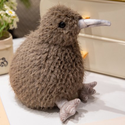 Kiwi Plyšový Ptáček Hnědý Mazlík 21cm