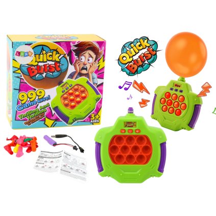 Konzolová Dovednostní Hra Pop-It Elektronické Vybuchující Balónky