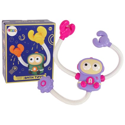 Kosmonautický Krab: Vodní Hračka na Baterie do Koupelny s Vodošplíchem