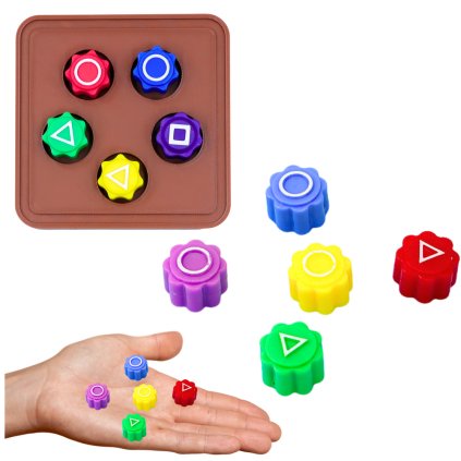 Kostky Ke Hře Gonggi Hacele Dovednostní Hra Squid Games Podstavec 5ks B