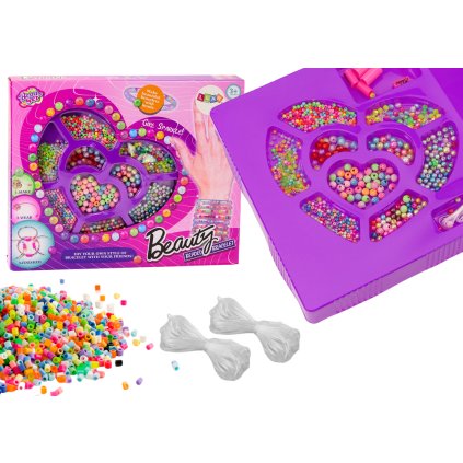 Kreativní Sada DIY Náramek Barevné Korálky na Výrobu Šperků