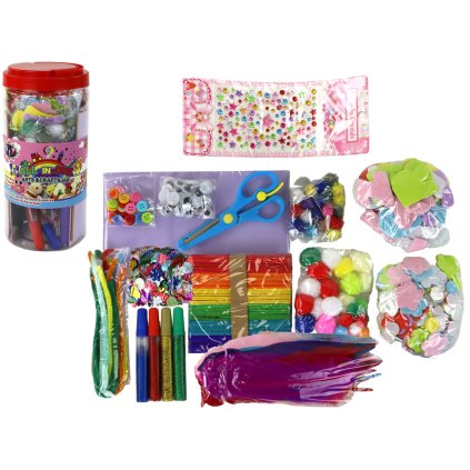 Kreativní umělecká sada v dóze DIY