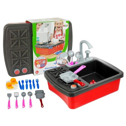 Kuchyňka a Dřez s Příslušenstvím Kohoutek s Vodou