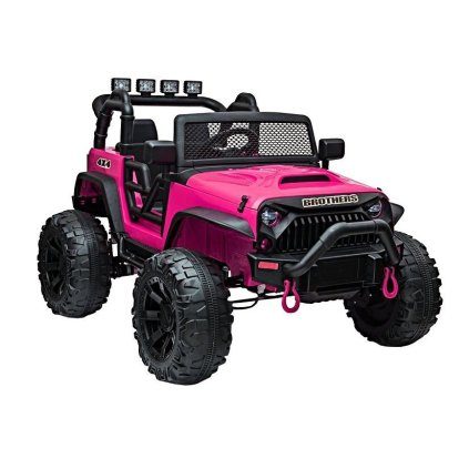 Lakované Růžové Dětské Elektrické Auto Jeep JC666