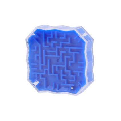 Logická Hra Labyrint s Kuličkou Modrá