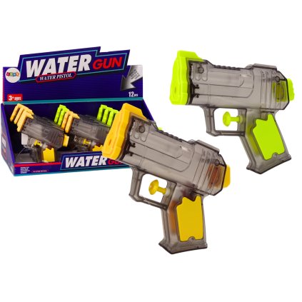 Malá Průhledná Vodní Pistole Žlutá Oranžová