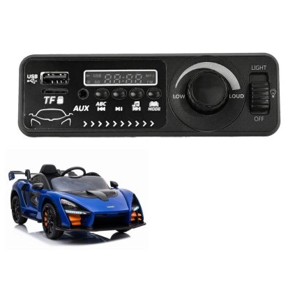 McLaren Senna Dětský Audio Panel pro Elektrická Vozítka