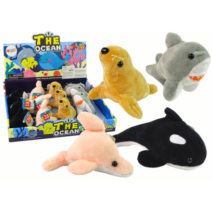 Mini Plyšák Mořští Živočichové 4 Modely