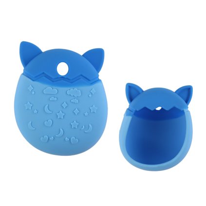 Modré Silikonové Pouzdro na Tamagotchi ve Tvaru Kočky