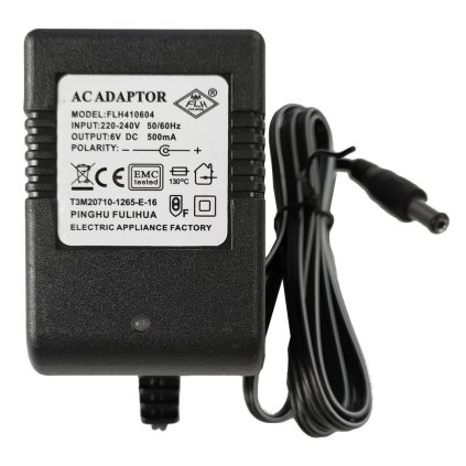 Nabíječka pro automobily s akumulátorem 6V 500mA s LED diodou