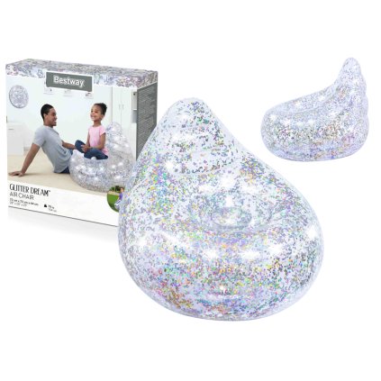 Nafukovací Brokátové Křeslo 72 x 72 x 64 cm Bestway 75105