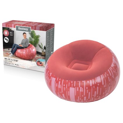 Nafukovací Červené Křeslo Bestway 75052