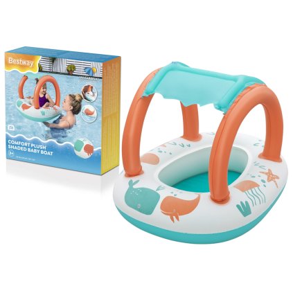 Nafukovací Člun s Stříškou 84 x 67 cm Bestway 34203