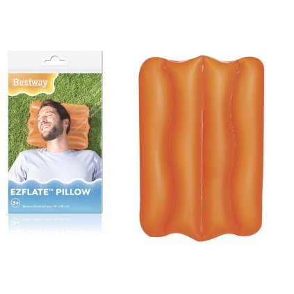 Nafukovací Polštář 38 x 25 cm Oranžový Bestway 52127