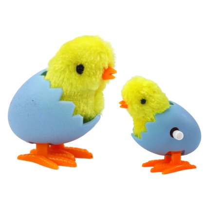 Natahovací Poskakující Kuřátko ve Vajíčkové Skořápce Plyšové Žluté