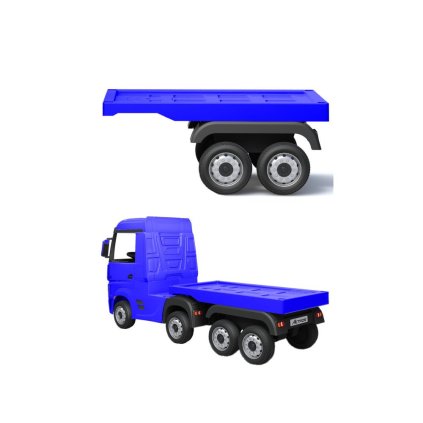 Návěs pro akumulátorové vozidlo HL358 Mercedes Scania Actros modrý