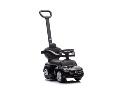 Odrážedlo s Vodicí Tyčí Mercedes 3v1 Černé