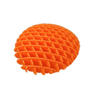 Oranžová Antistresová Elastická Senzační Hračka Fidget 10 cm