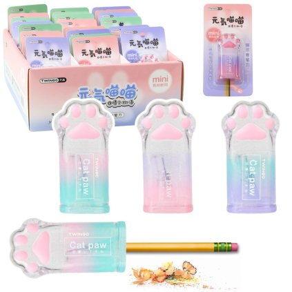 Ořezávátko Kočičí Tlapka pro Tenké Pastelky