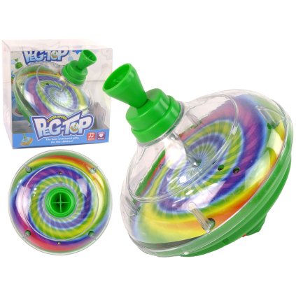 Otočný Popelník Hračka Barvy LED Dioda Hudba