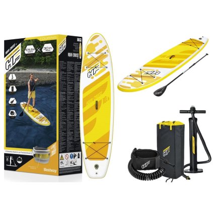 Paddleboard Hydro-Force Žlutý 320 x 76 x 12 cm Bestway 65348
