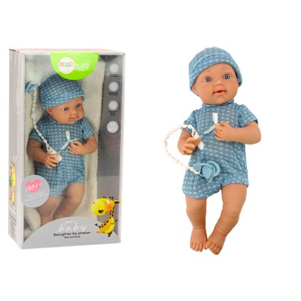 Panenka Miminko v Modrém Oblečku Čepička Dudlík Peřinka