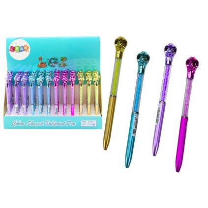 Pero s Kobrou Diamantíky Modrá Náplň 0,7mm Mix