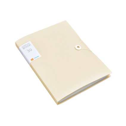 Plastová Složka S Gumičkou 30 Kapes Béžová A4