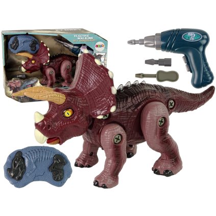 Plastový rozebírací dinosaurus s vrtačkou