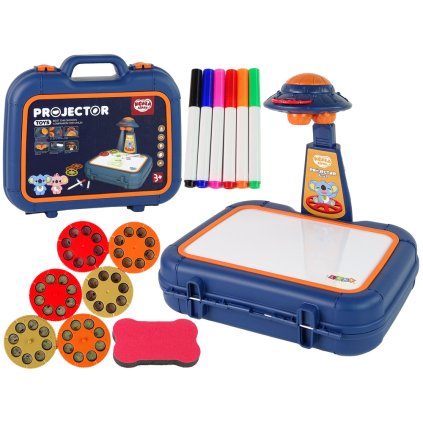 Projekční Tabule v Kufříku Modré Obrázky