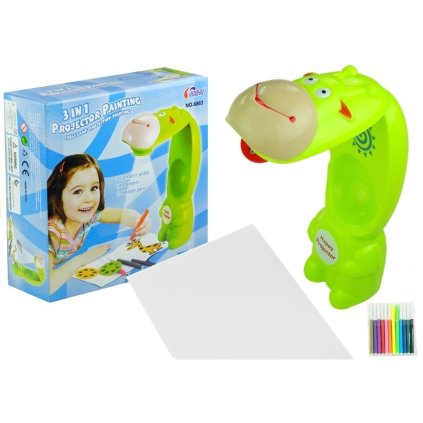 Projektor Žirafa + Sešit + Vodní Fixy