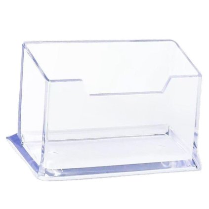Průhledný Plastový Držák na Vizitky 11cm