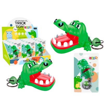 Přívěsek S Kousavým Krokodýlem Zvoneček Zelený