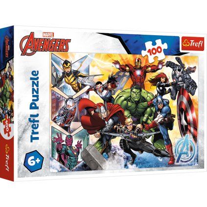 Puzzle - "100" - Síla Avengersů Trefl 16431