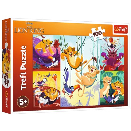 Puzzle - "100" - Statečný Lev Král / Disney Lví Král Trefl 16478