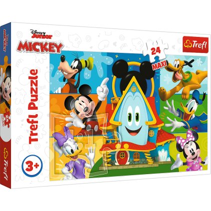 Puzzle - "24 Maxi" - Myška Mickey a přátelé Trefl 14351