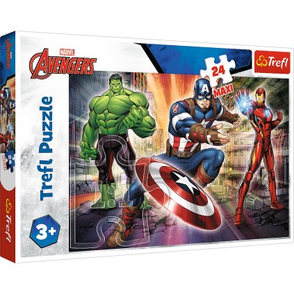 Puzzle - "24 Maxi" - Ve světě Avengers Trefl 14321