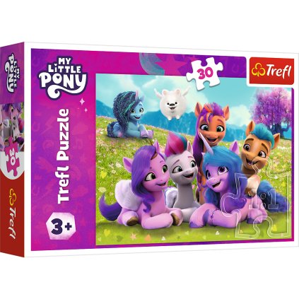 Puzzle - "30" - Přátelští koníci Pony My Little Pony Trefl 18299